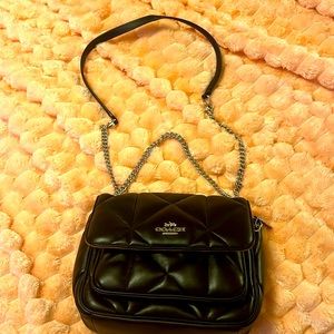 Black coach bag